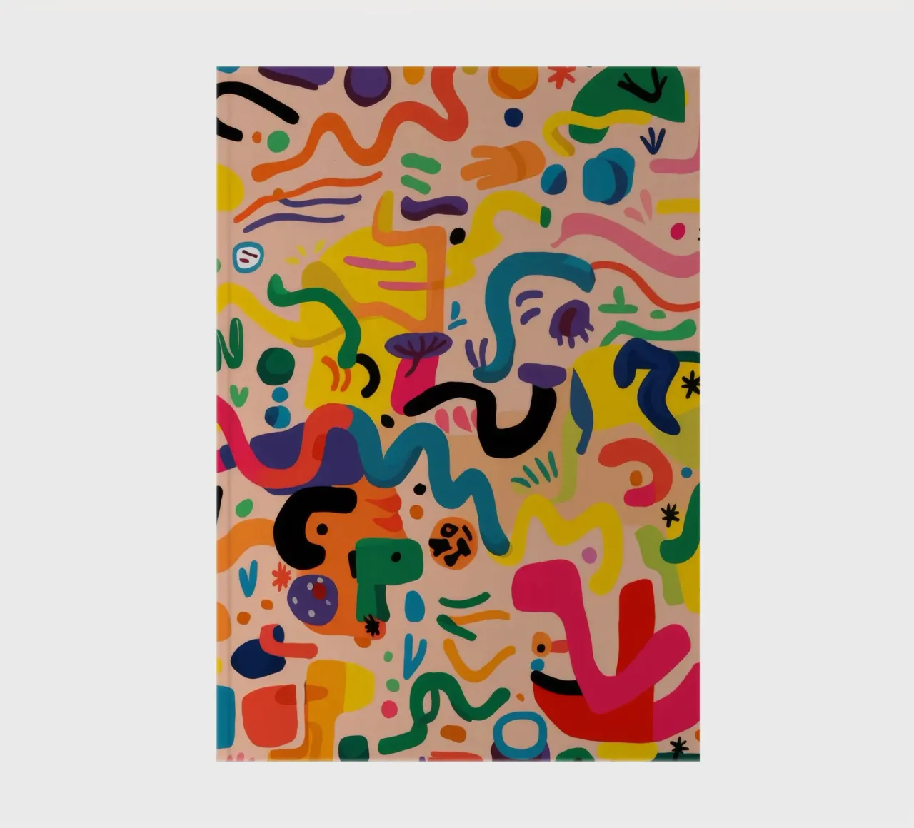 Whimsy Color Scribbles notebook by Zep Layers