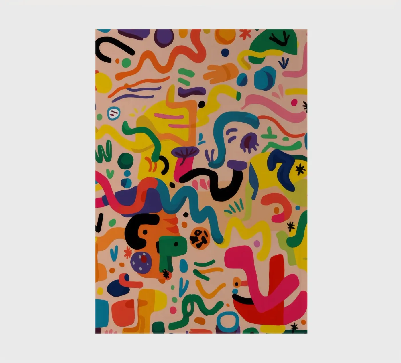 Whimsy Color Scribbles notebook by Zep Layers