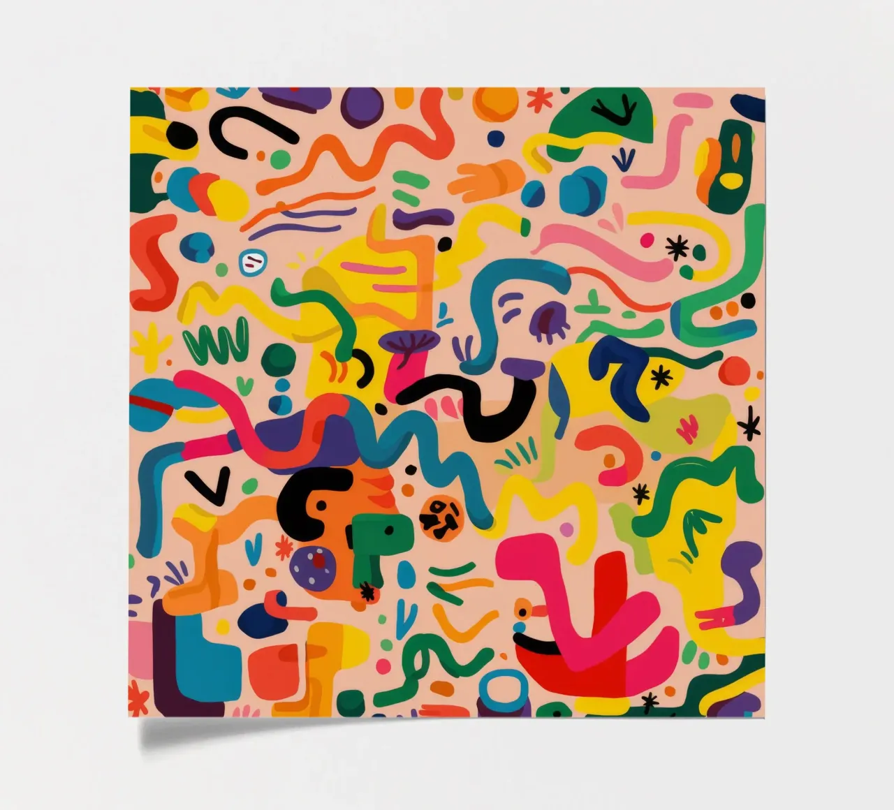 Whimsy Color Scribbles sticker sheet by Zep Layers