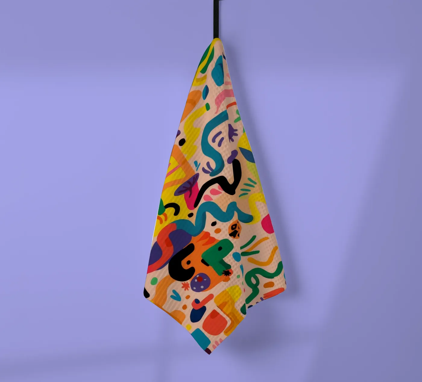 Whimsy Color Scribbles torchon de Zep Layers