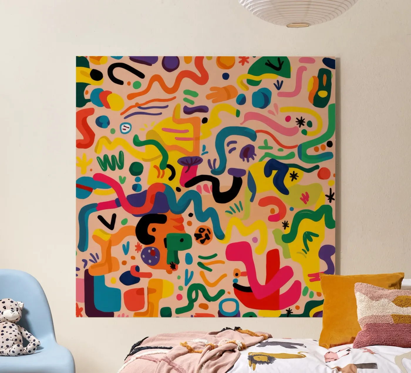 Whimsy Color Scribbles plexiglass da Zep Layers