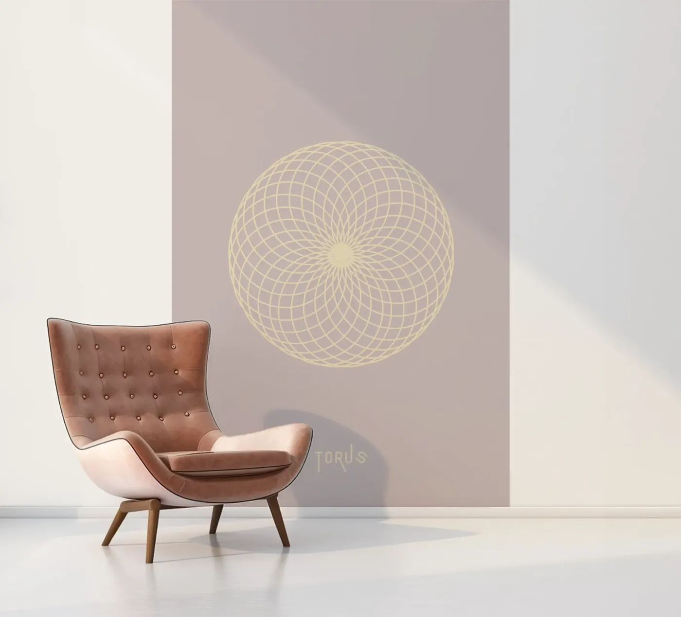 Torus fotobehang van isabels_wunderwelt_digital_art