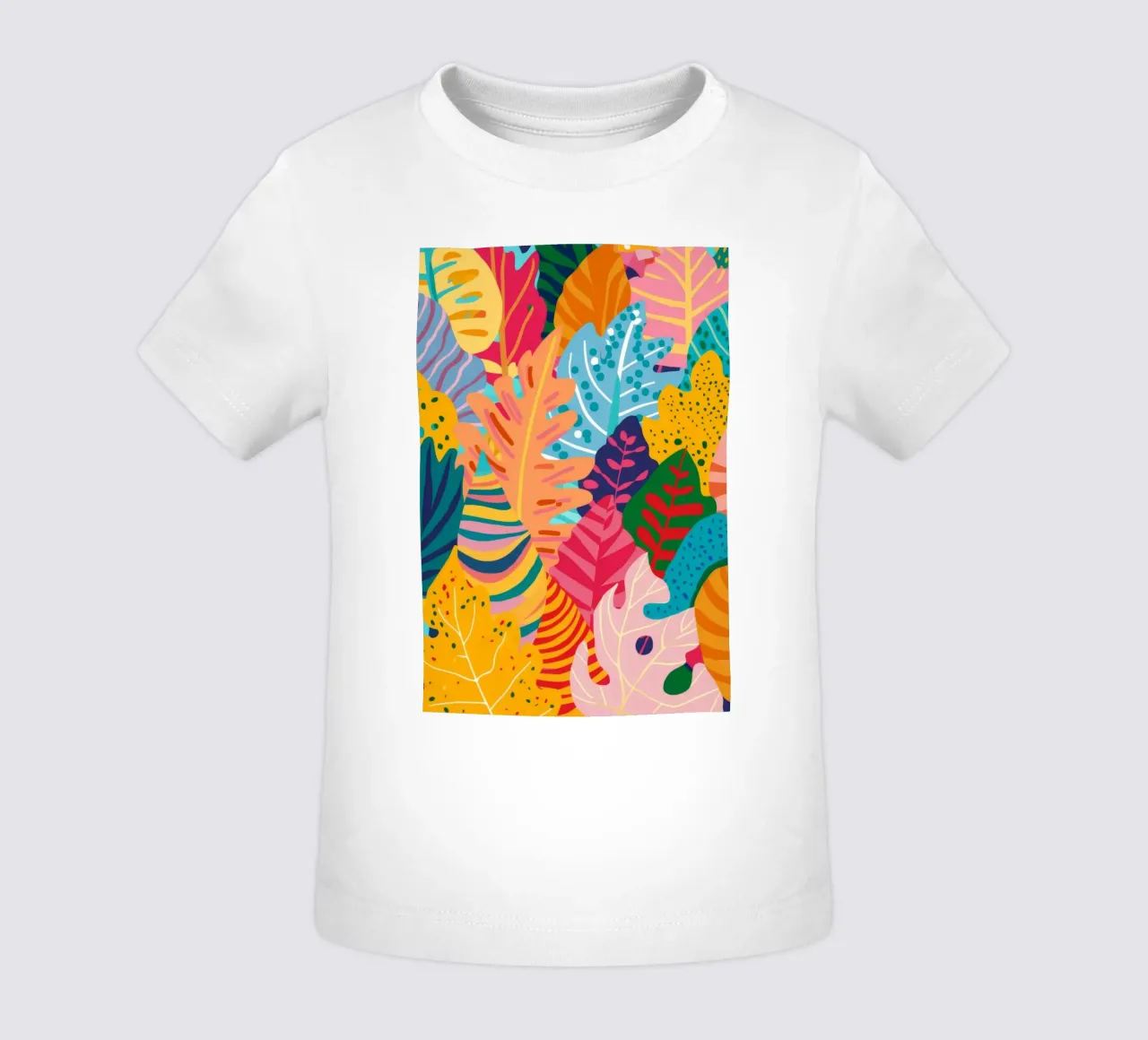 Tropical Featherfall baby t-shirt by Zep Layers