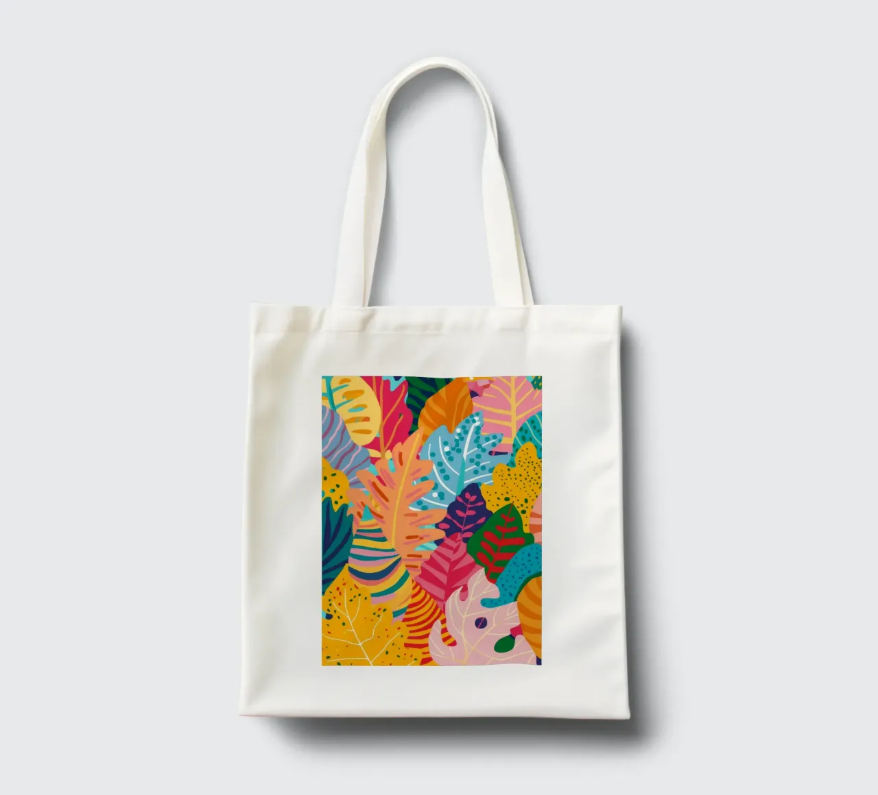 Tropical Featherfall tote bag by Zep Layers