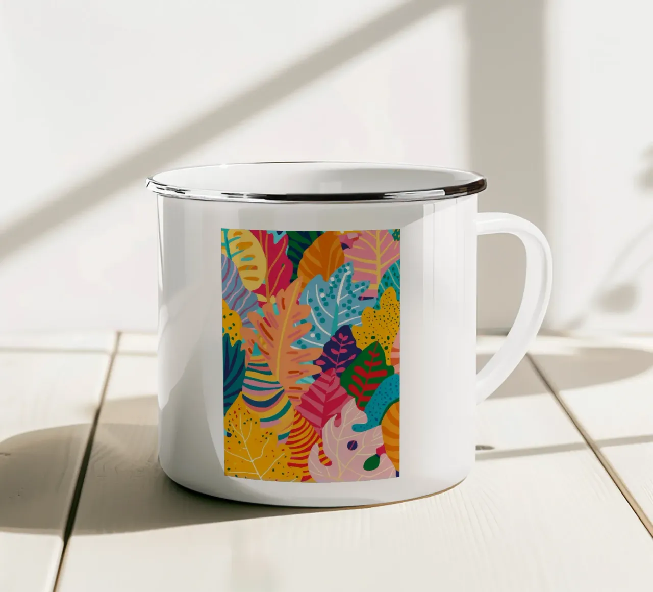 Piumaggio tropicale tazza in smalto da Zep Layers
