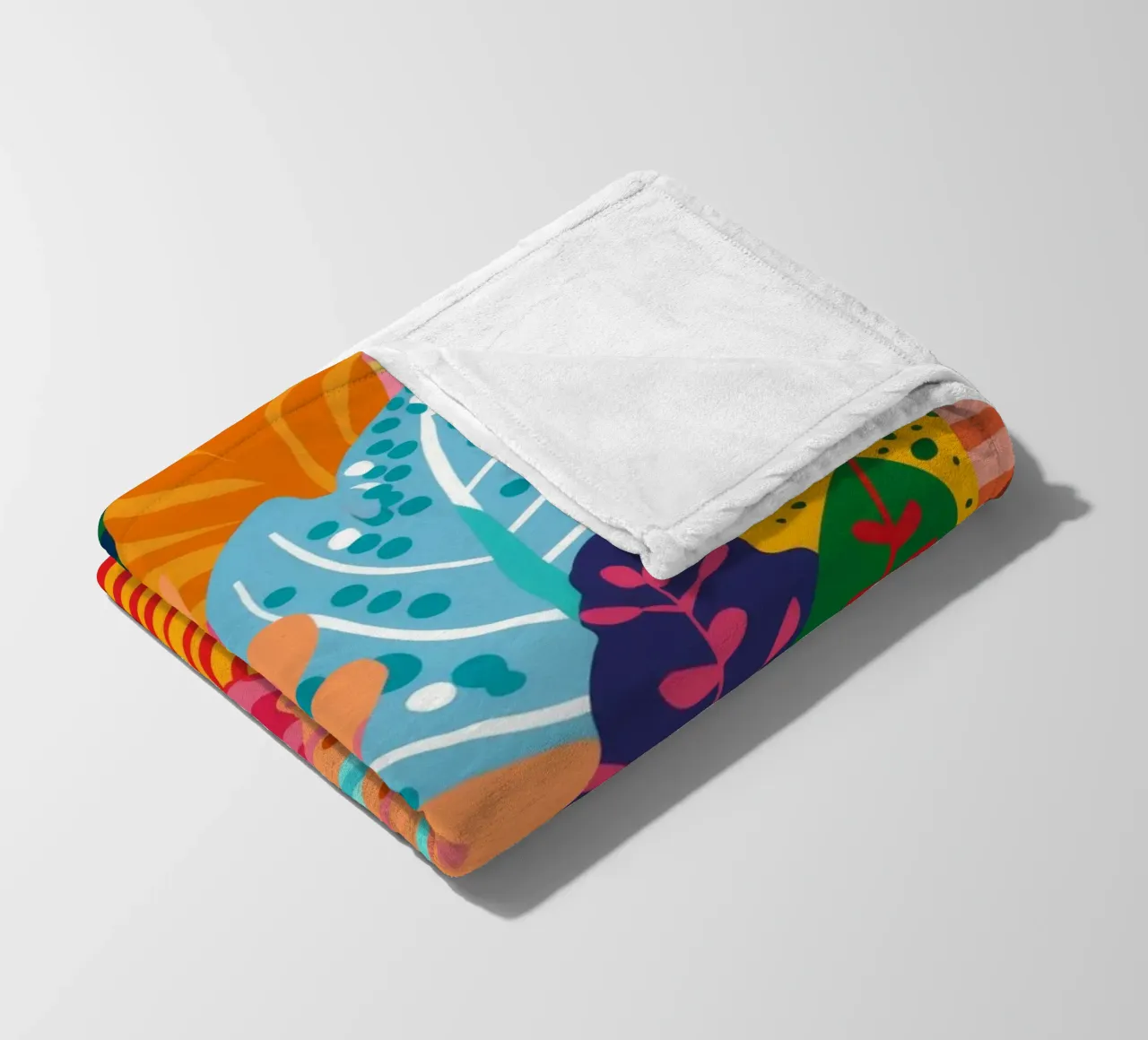 Tropical Featherfall fleece blanket by Zep Layers
