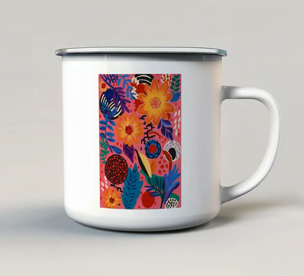Eco di Flora Sunburst tazza in smalto da Zep Layers