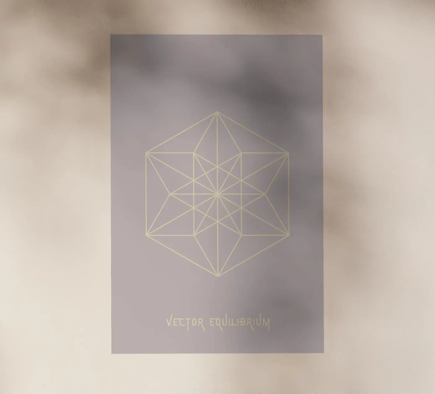 Vector Equilibrium backlit folie van isabels_wunderwelt_digital_art