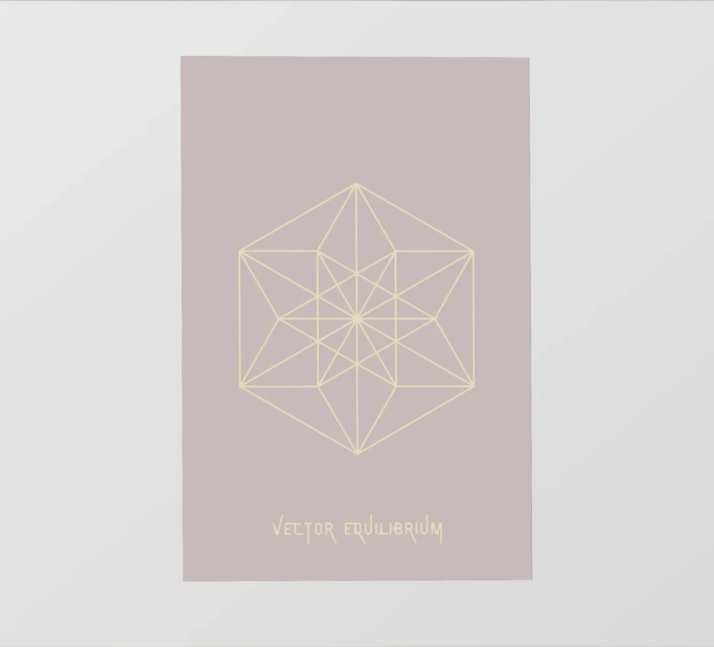 Vector Equilibrium telo in pvc da isabels_wunderwelt_digital_art