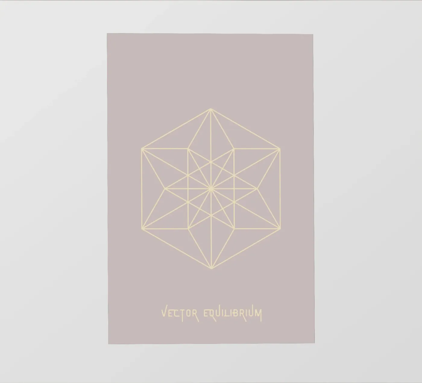 Vector Equilibrium PVC Plane von isabels_wunderwelt_digital_art
