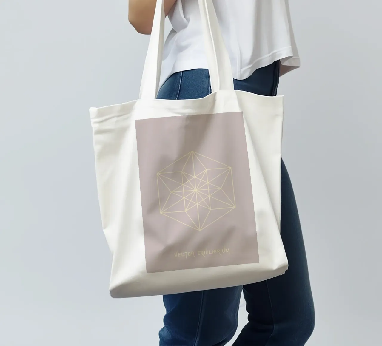Vector Equilibrium borsa in juta da AESTHETIC VIBES by Isabel