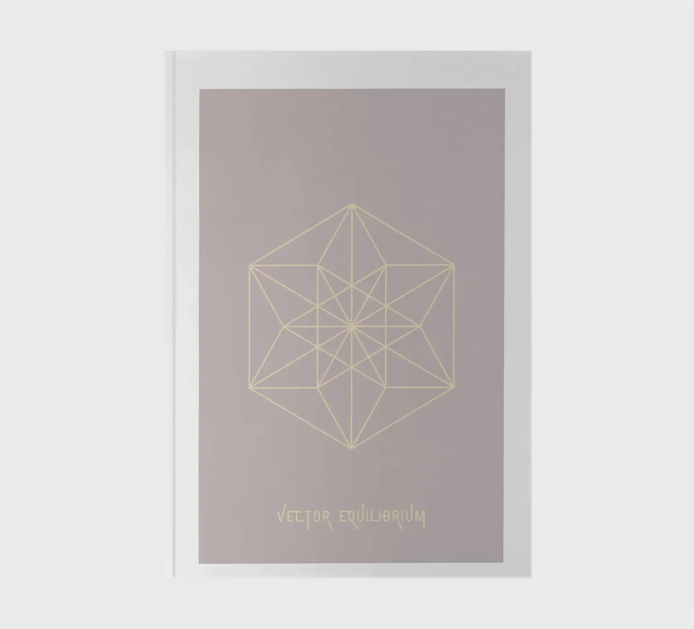 Vector Equilibrium notebook by isabels_wunderwelt_digital_art