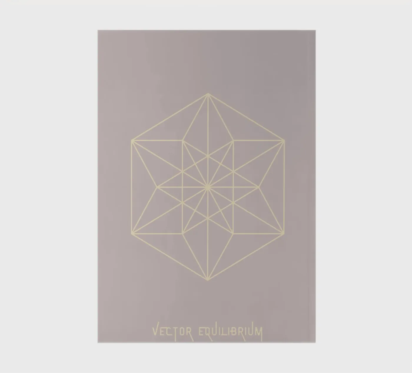 Vector Equilibrium notebook by isabels_wunderwelt_digital_art