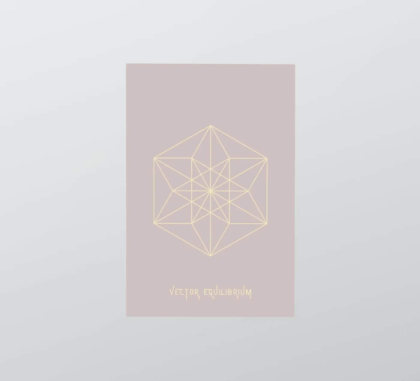 Vector Equilibrium sticker van isabels_wunderwelt_digital_art