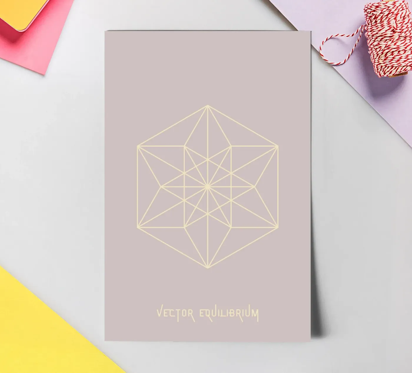 Vector Equilibrium Stickerbogen von isabels_wunderwelt_digital_art