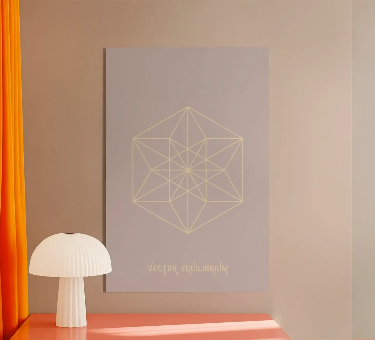 Vector Equilibrium plexiglas de AESTHETIC VIBES by Isabel