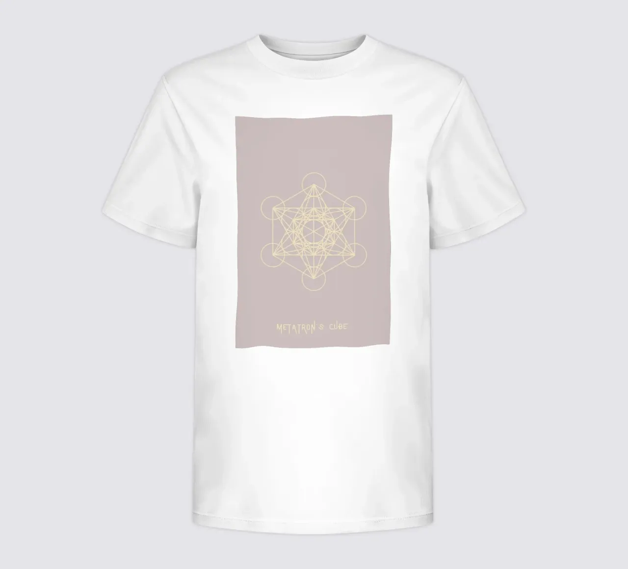Metatron´s Cube t-shirt bambini da AESTHETIC VIBES by Isabel