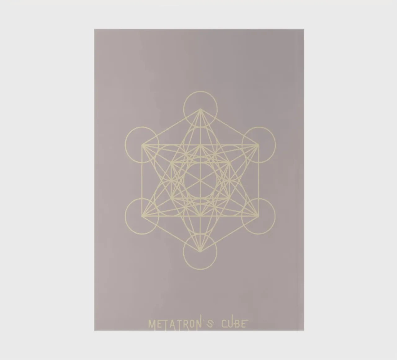 Metatron´s Cube notebook by AESTHETIC VIBES by Isabel