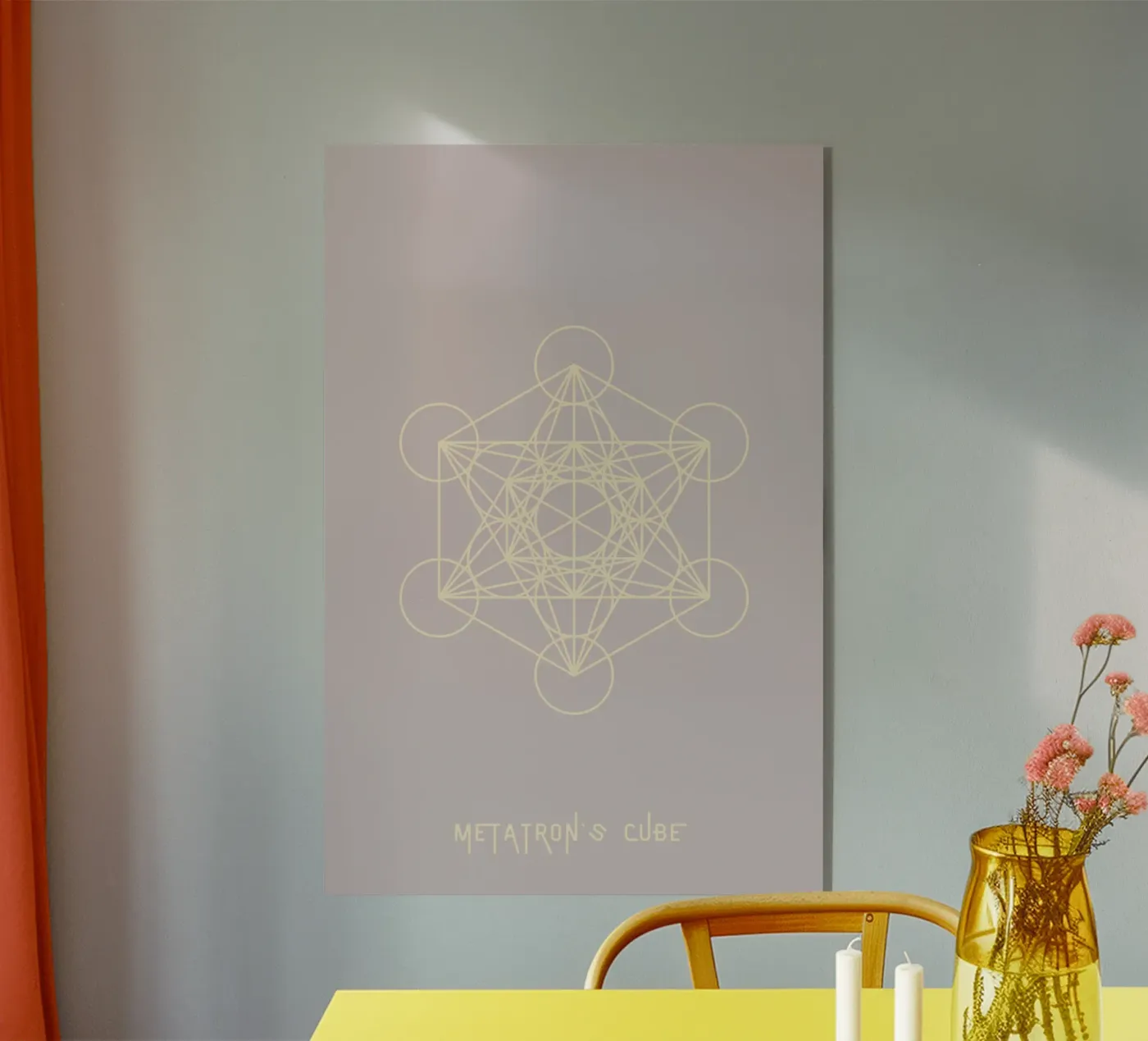Metatron´s Cube acryl van isabels_wunderwelt_digital_art