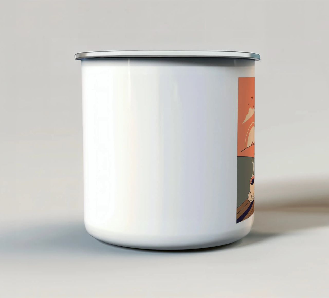 studio e salute tazza in smalto da hinity