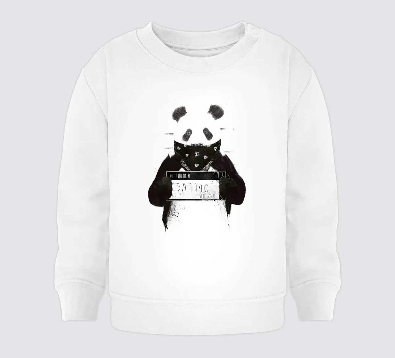 Bad Panda felpa neonato da Balazs Solti