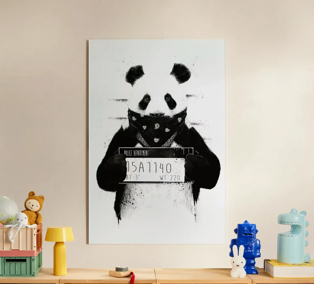 Bad Panda plexiglas de Balazs Solti