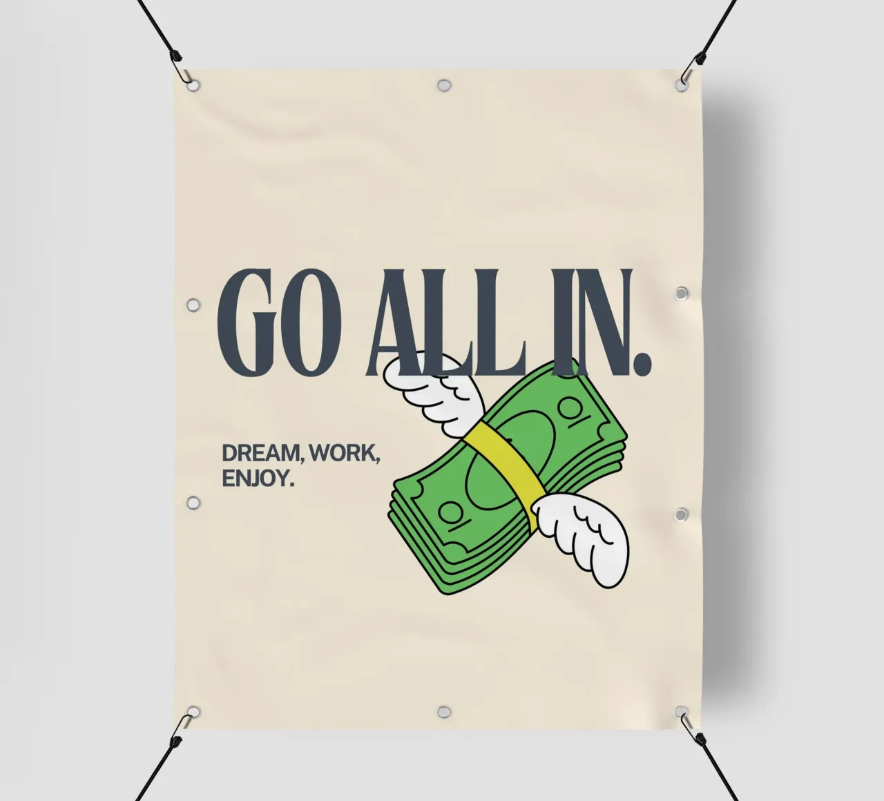 all in. telo in pvc da Ambition Wall