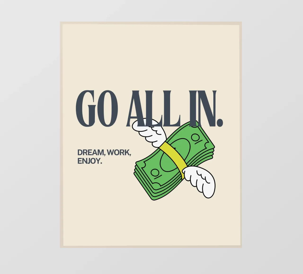 all in. telo in pvc da Ambition Wall
