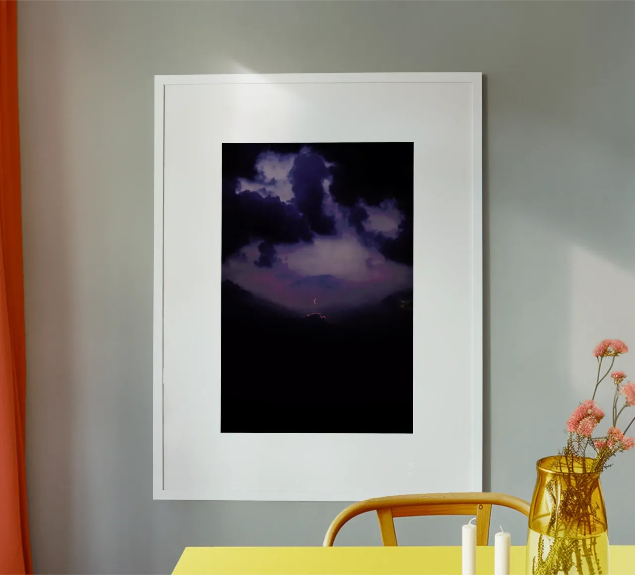 Afterglow poster con telaio in plastica da Rupert Höller