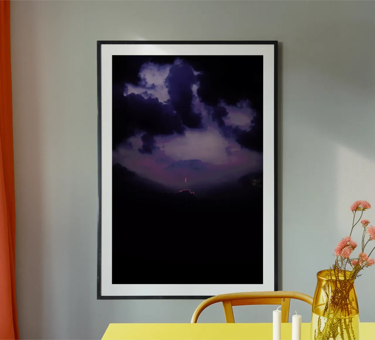 Afterglow poster con telaio in plastica da Rupert Höller