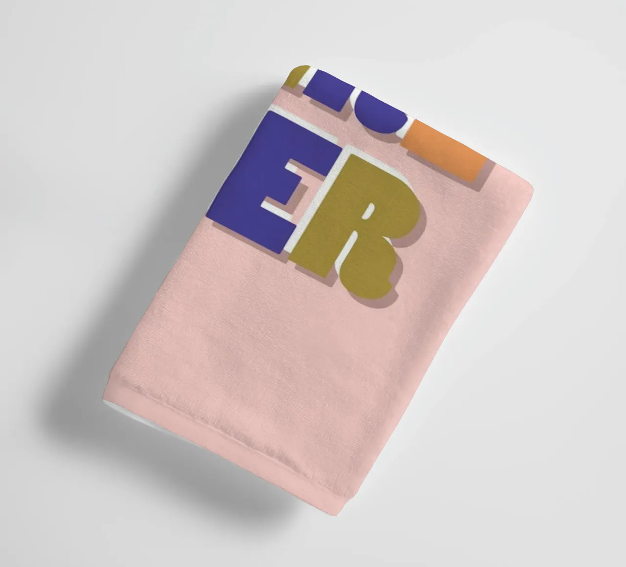Easy There Tiger - Retro Fun Lettering Druck Handtuch von showmemars