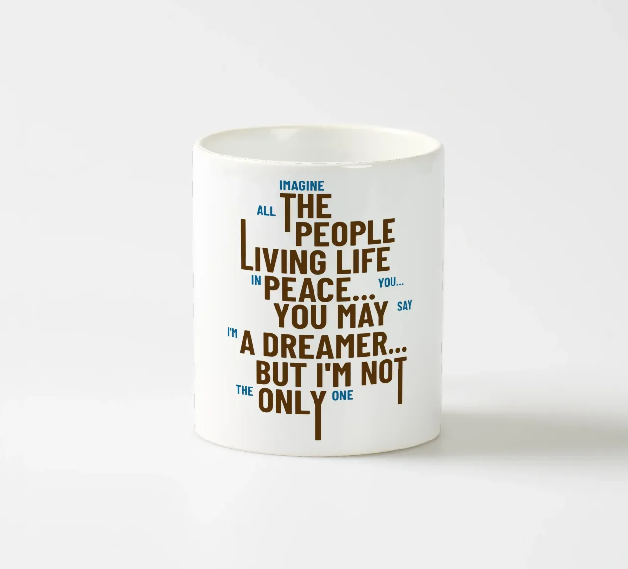 Imagine tazza in ceramica da Gunawan Rb