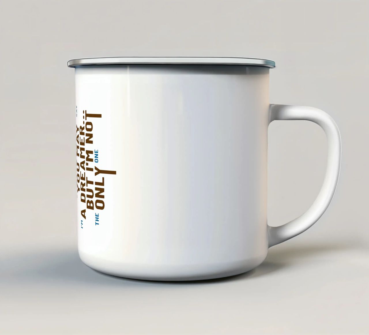Imagine tazza in smalto da Gunawan Rb