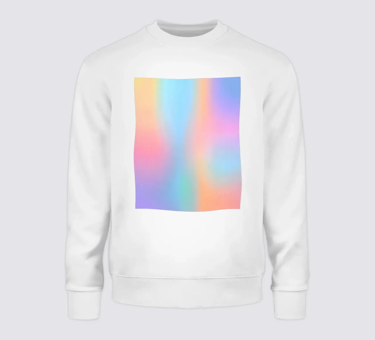 Iridescent Series / Holographic Soft Gradient sweatshirt by 83oranges