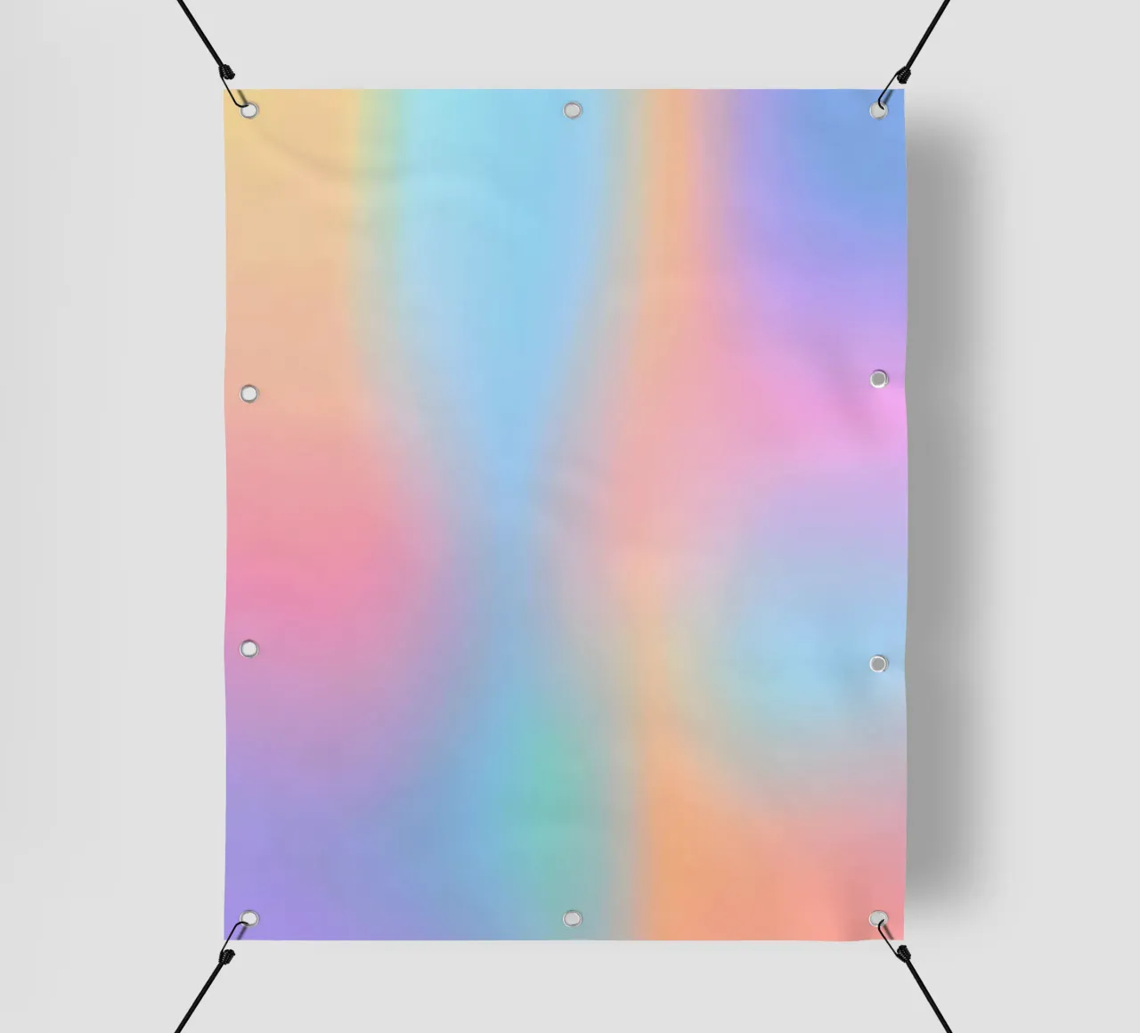 Serie Iridescente / Gradiente morbido olografico telo in pvc da 83oranges