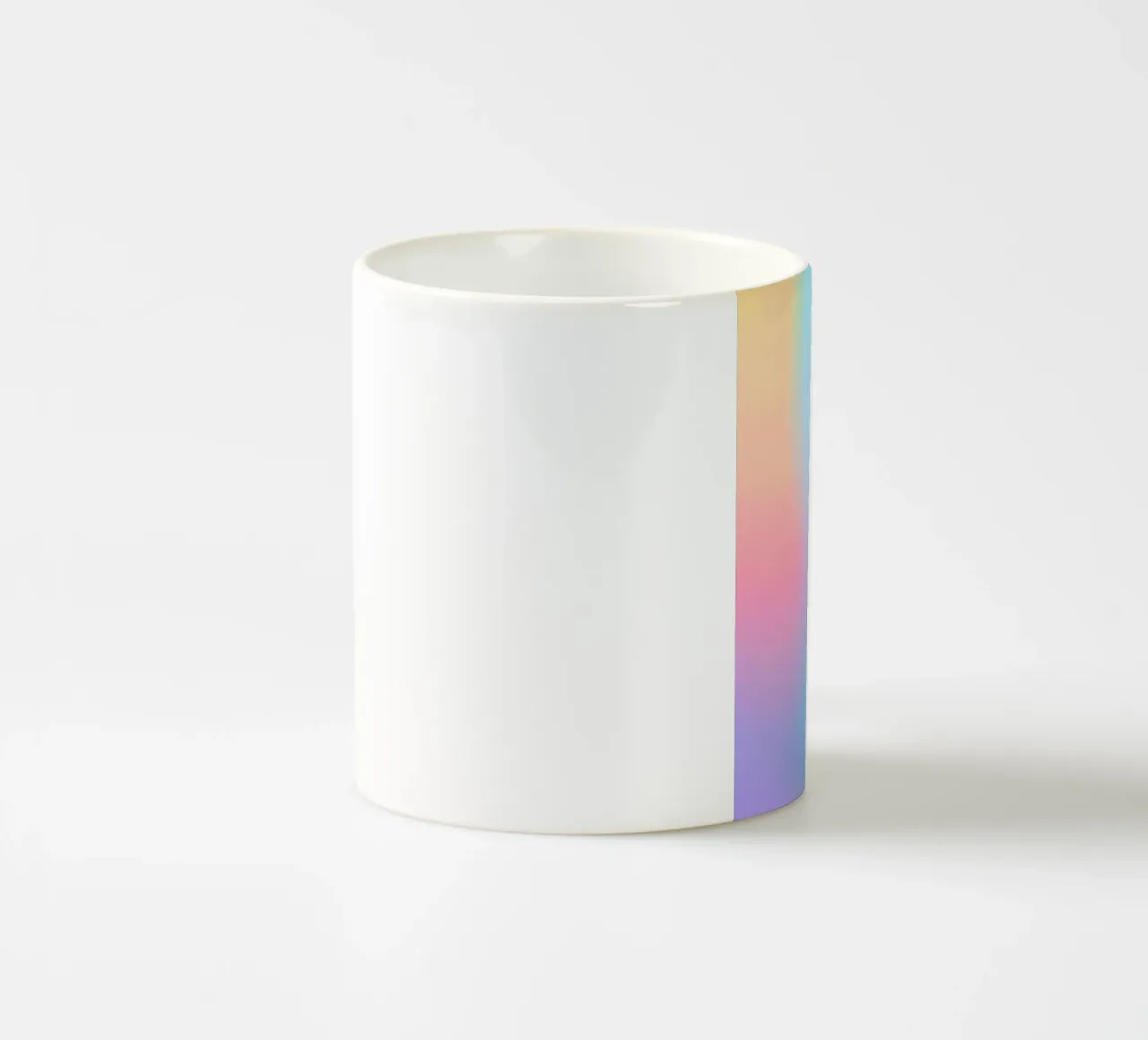Serie Iridescente / Gradiente morbido olografico tazza in ceramica da 83oranges