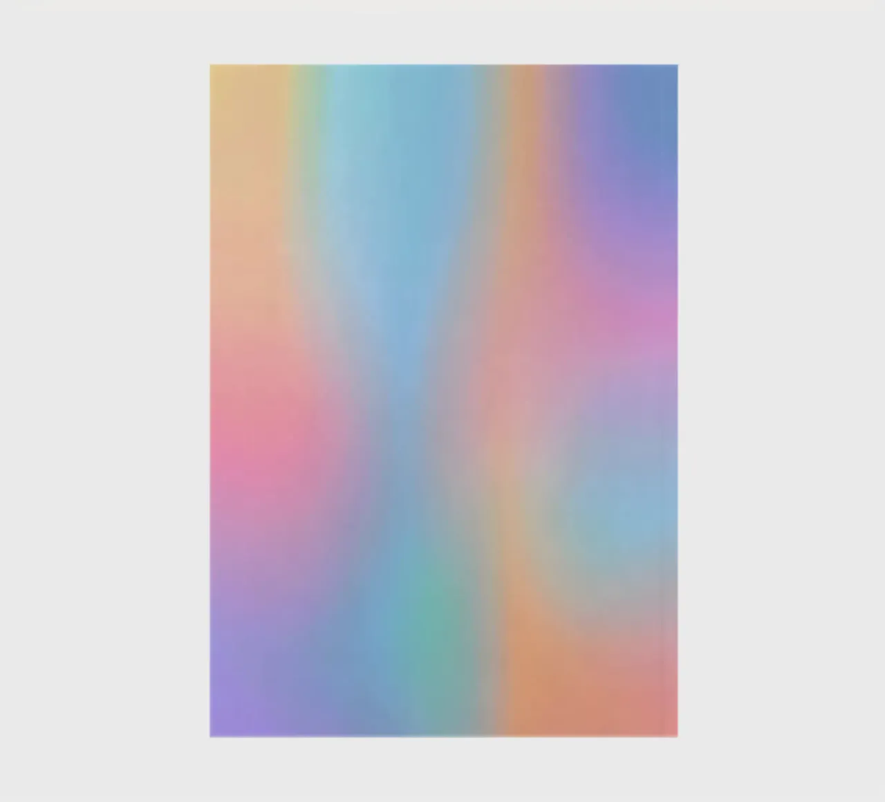 Iridescent Series / Holographic Soft Gradient notebook by 83oranges
