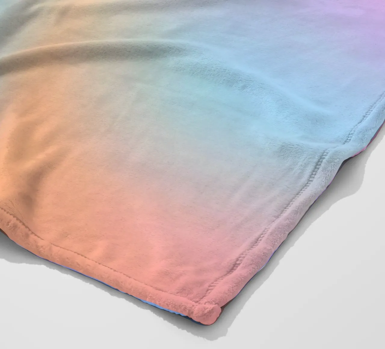 Serie Iridescente / Gradiente morbido olografico coperta in pile da 83oranges