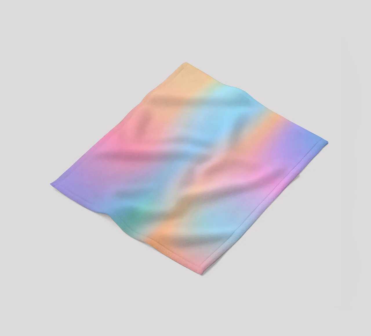 Serie Iridescente / Gradiente morbido olografico coperta in pile da 83oranges