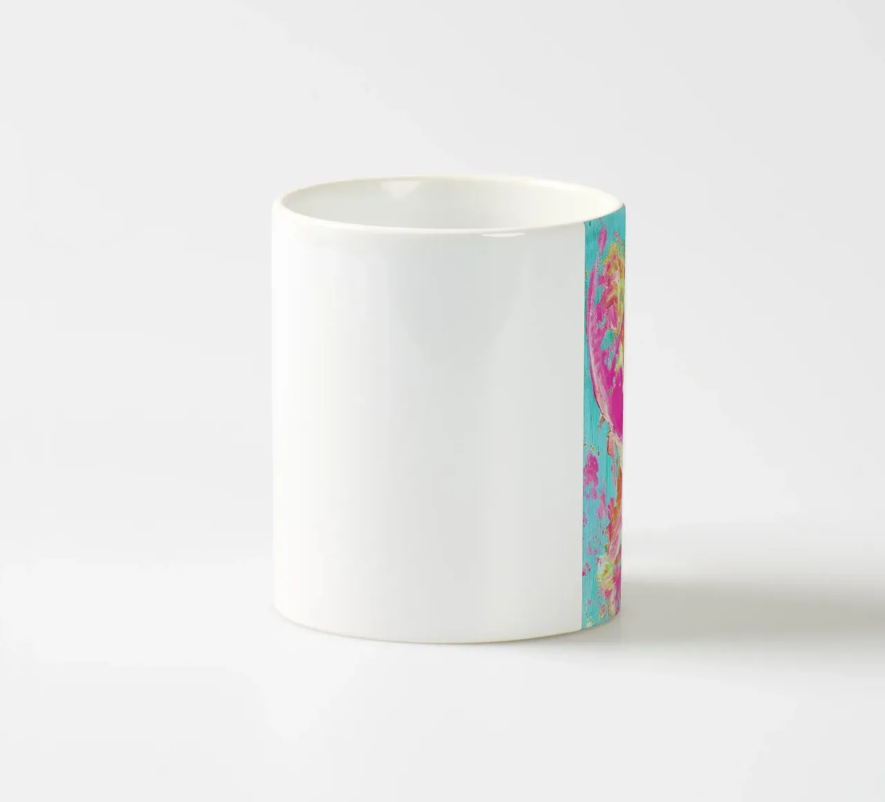 IDEAL GIFT 23 invers tazza in ceramica da Thierry Vobmann Abstract painting
