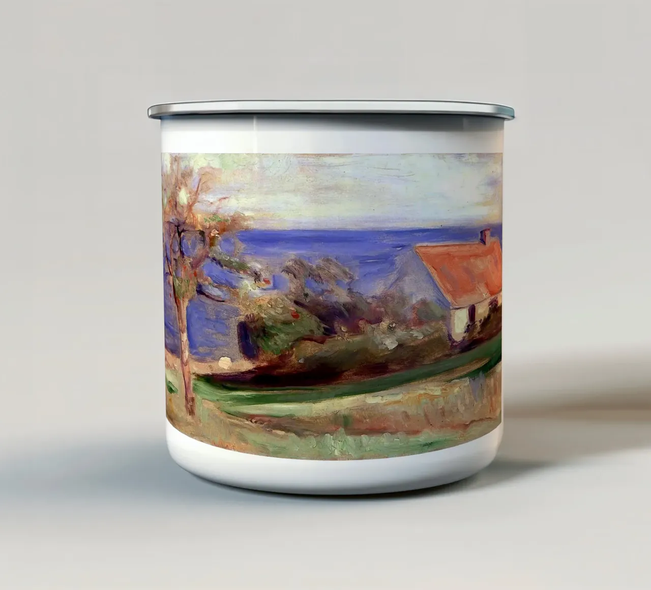 Edvard Munch Arte tazza in smalto da Brooke