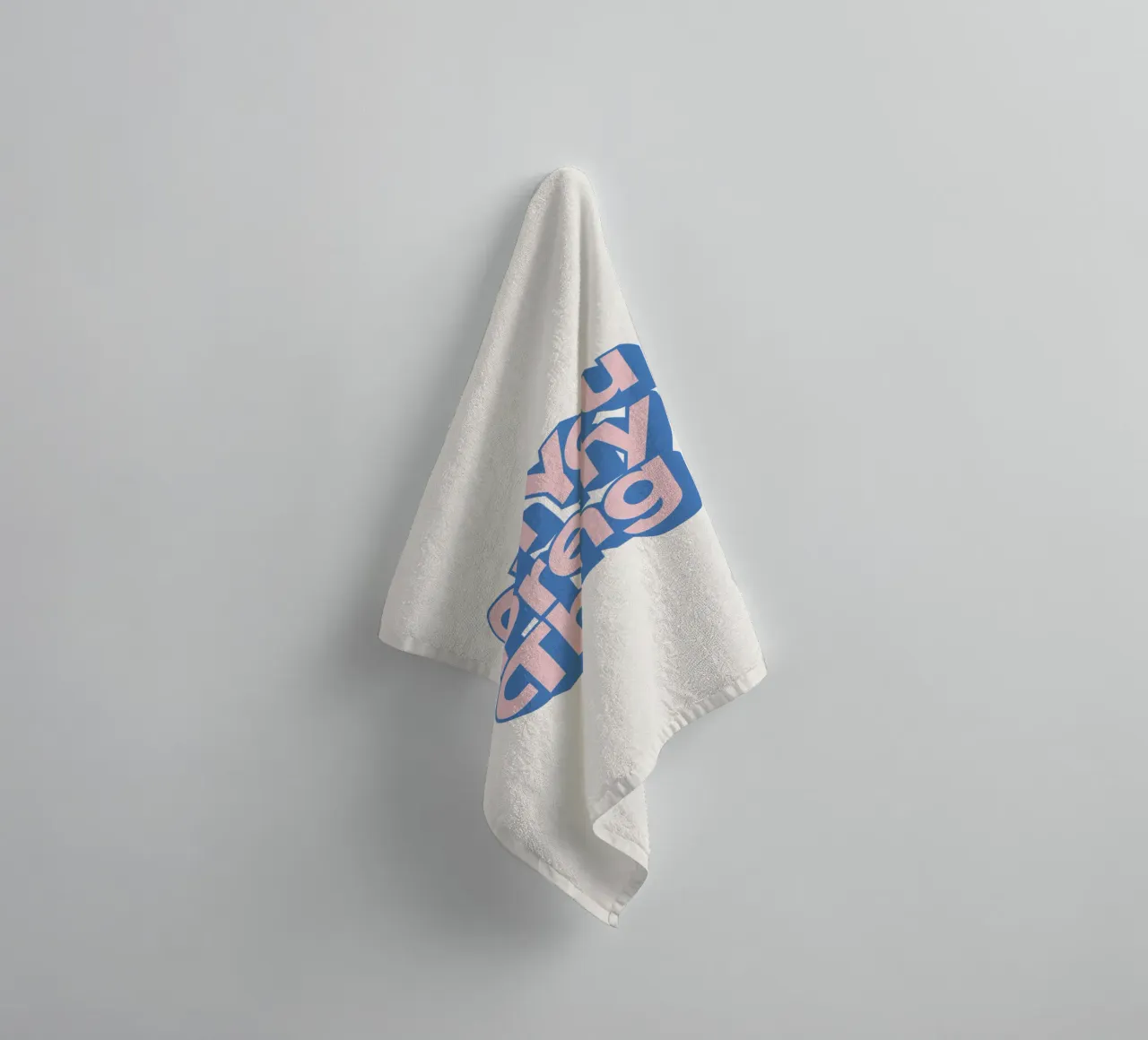 Oh You Pretty Thing Tipografia Design asciugamano da bagno da THE MOTIVATED TYPE