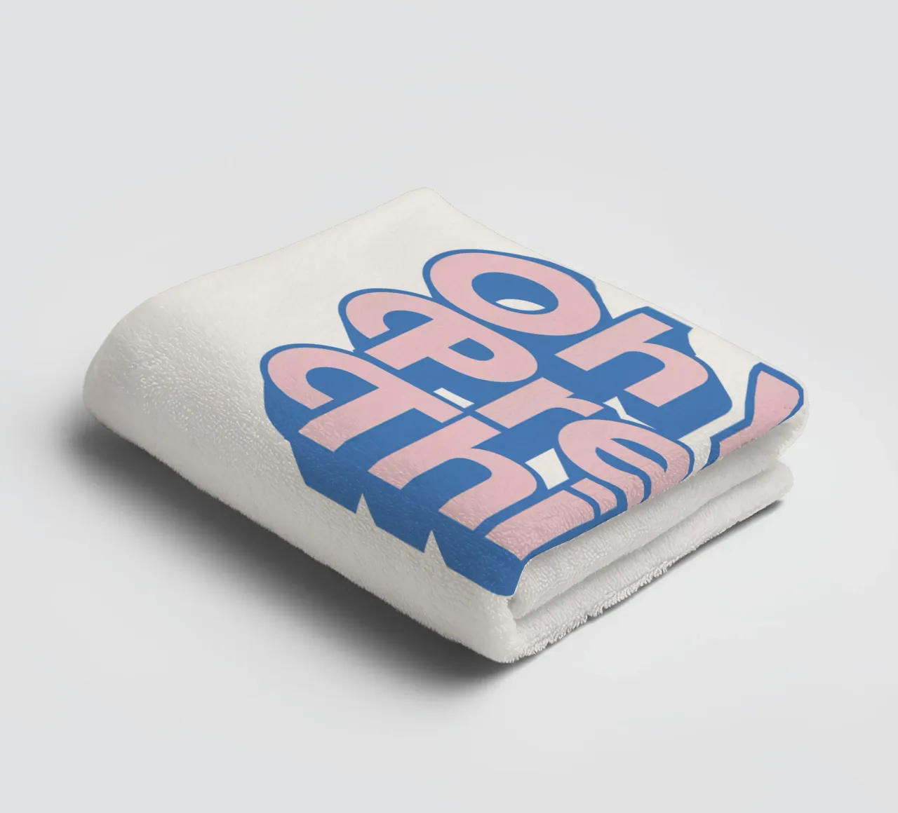 Oh You Pretty Thing Tipografia Design asciugamano da bagno da THE MOTIVATED TYPE