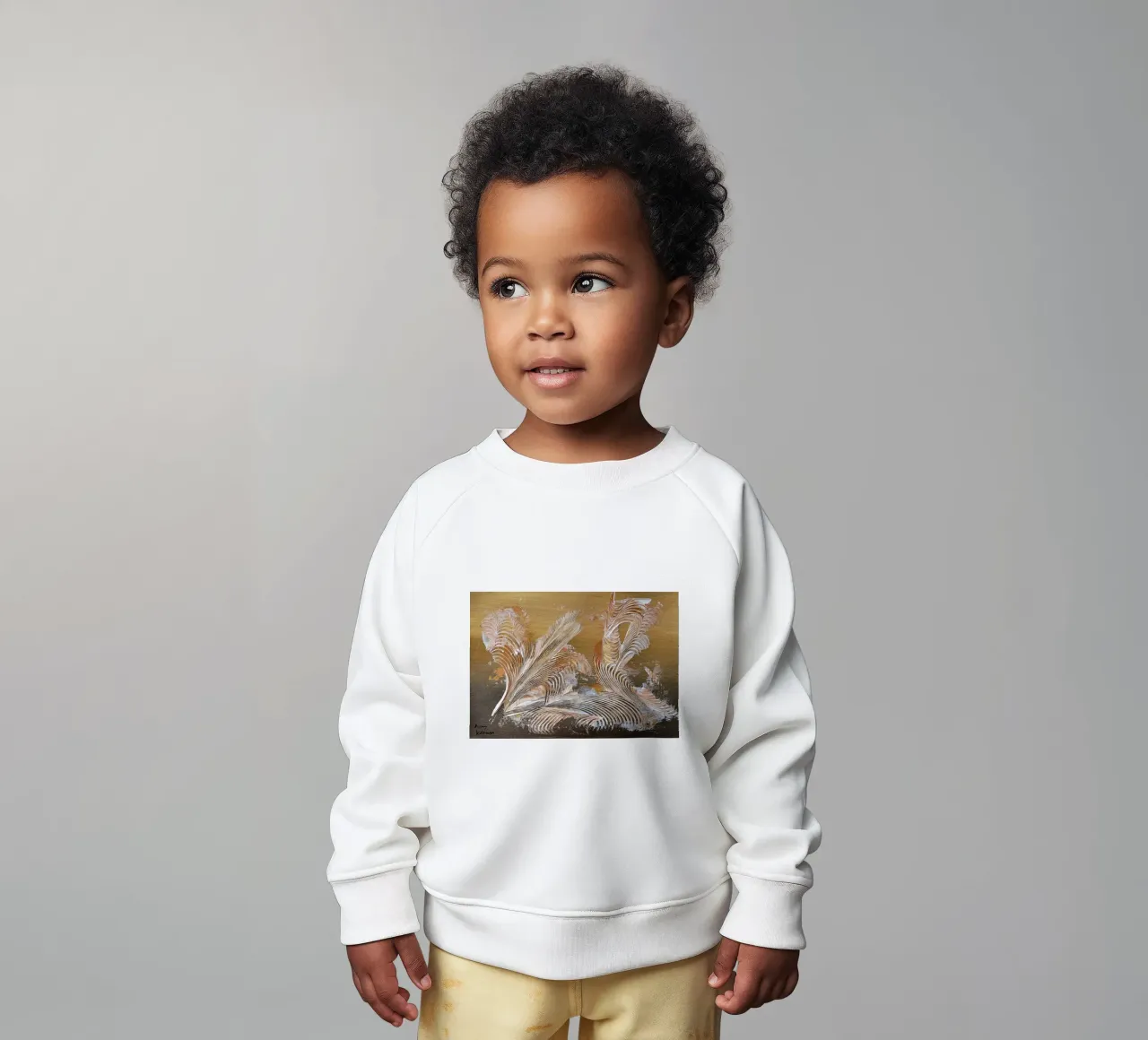 MESSAGE FROM THE HEART 35 Baby Sweatshirt von Thierry Vobmann Abstract painting