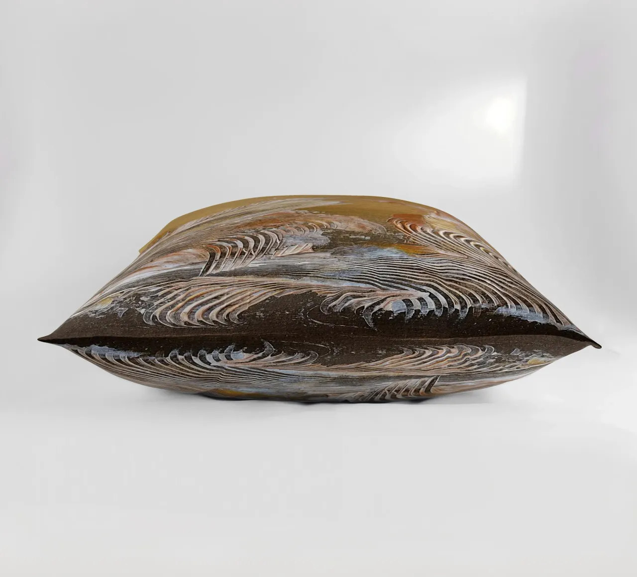 MESSAGE FROM THE HEART 35 cuscino da Thierry Vobmann Abstract painting