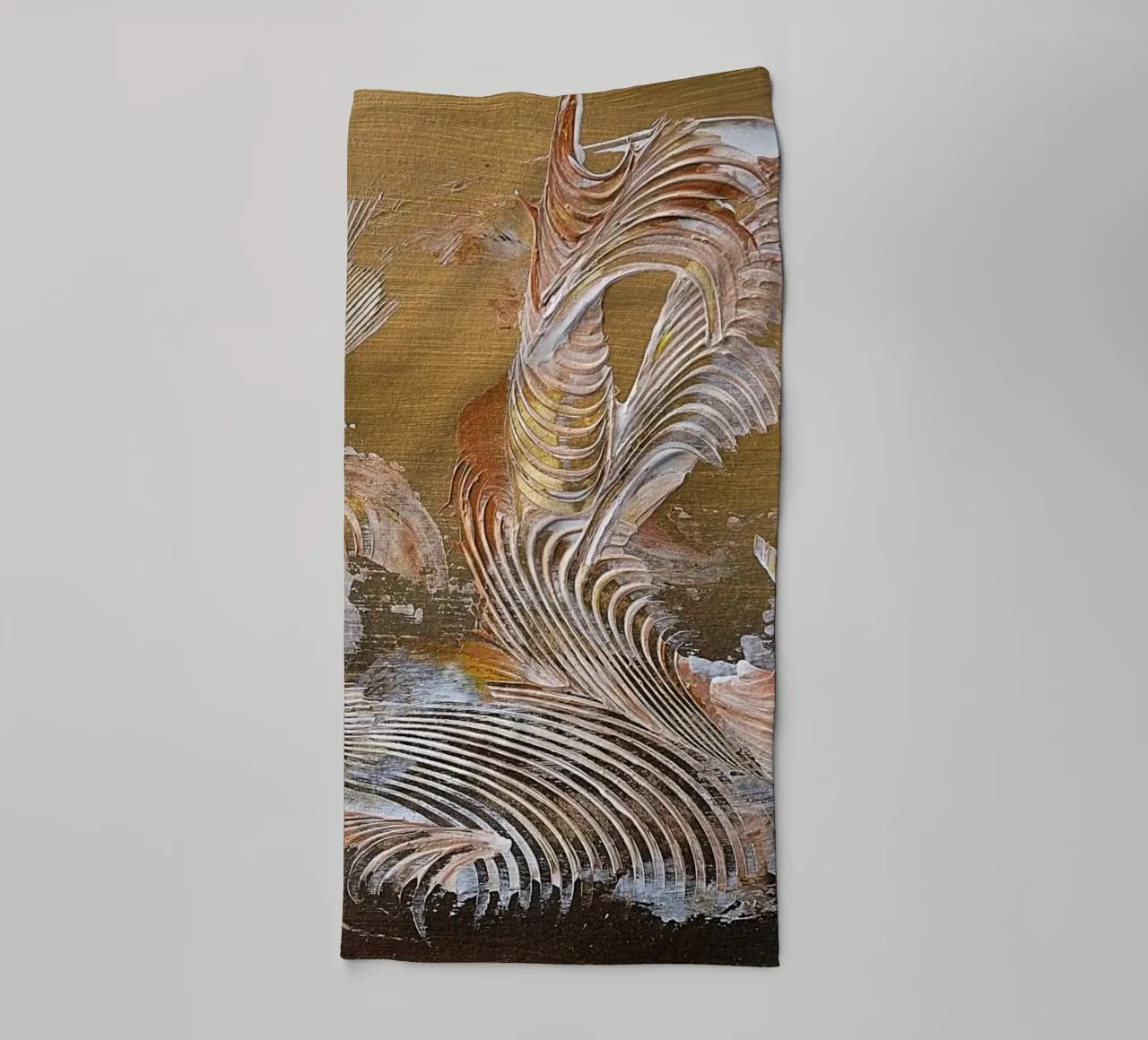 MESSAGE FROM THE HEART 35 asciugamano da bagno da Thierry Vobmann Abstract painting