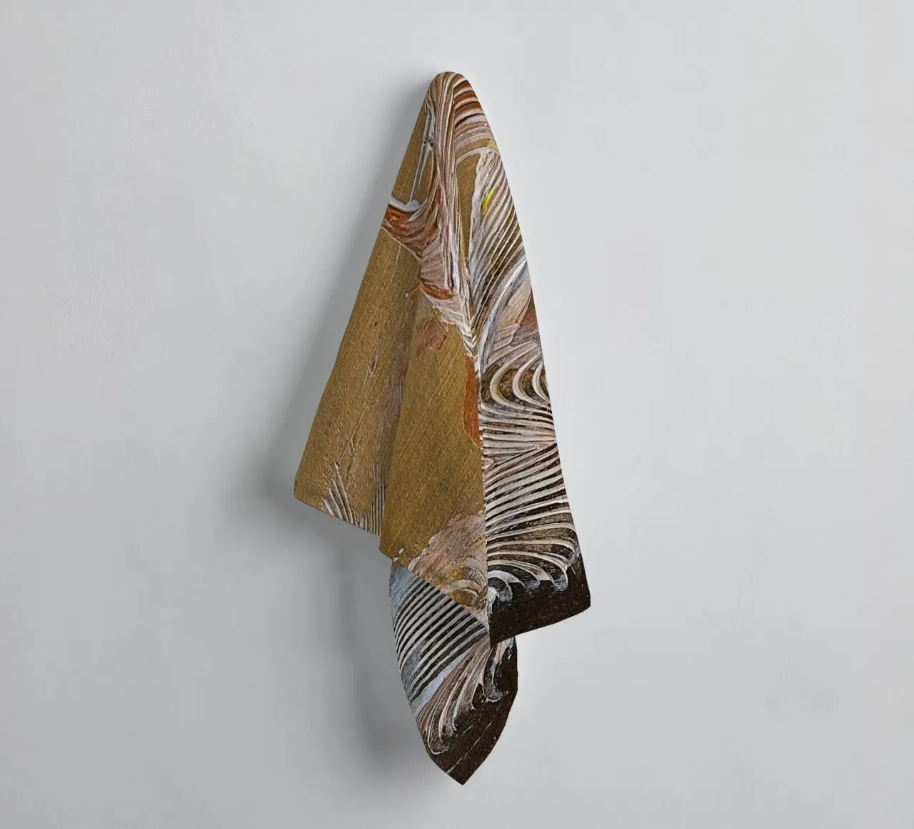 MESSAGE FROM THE HEART 35 asciugamano da bagno da Thierry Vobmann Abstract painting