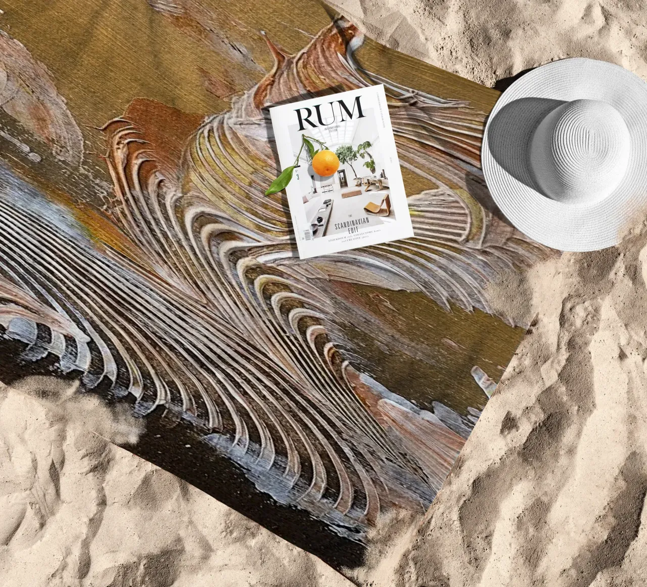 MESSAGE FROM THE HEART 35 telo mare da Thierry Vobmann Abstract painting