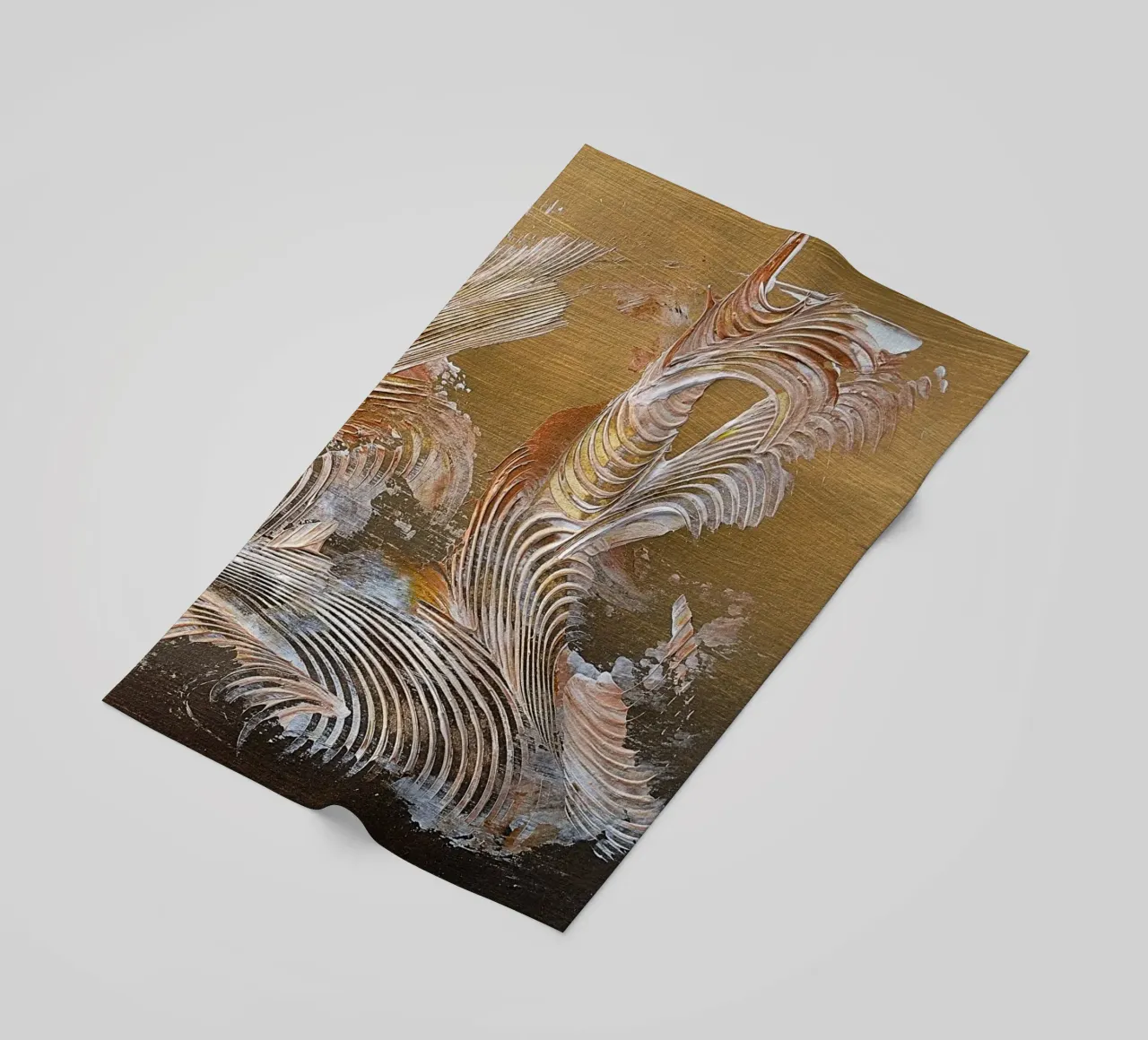 MESSAGE FROM THE HEART 35 telo mare da Thierry Vobmann Abstract painting