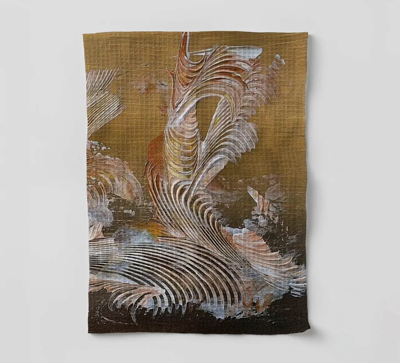 MESSAGE FROM THE HEART 35 canovaccio da cucina da Thierry Vobmann Abstract painting